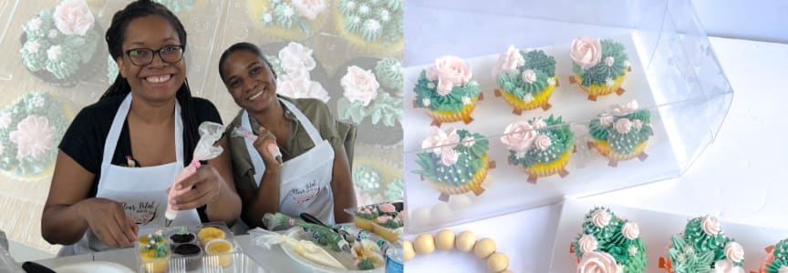 Cake Decorating Class & Tea Party | Succulent Cupcakes