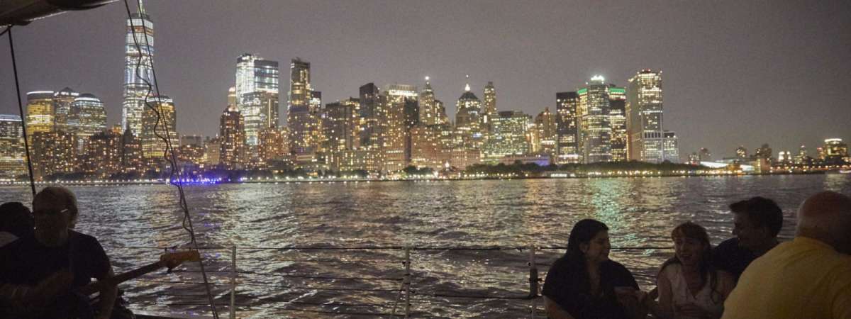Statue & City Lights Sail on Adirondack