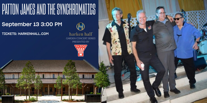 Outdoor Garden Concert Series with Patton James and the Synchromatics