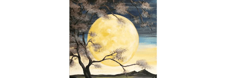 Moonlit Night - Paint and Sip in Houston | Classpop!™