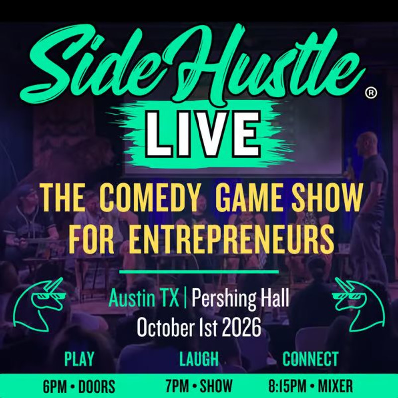SideHustle® LIVE Comedy Game Show for Entrepreneurs