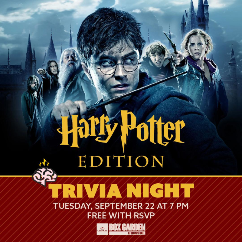 Harry Potter Themed Trivia Night