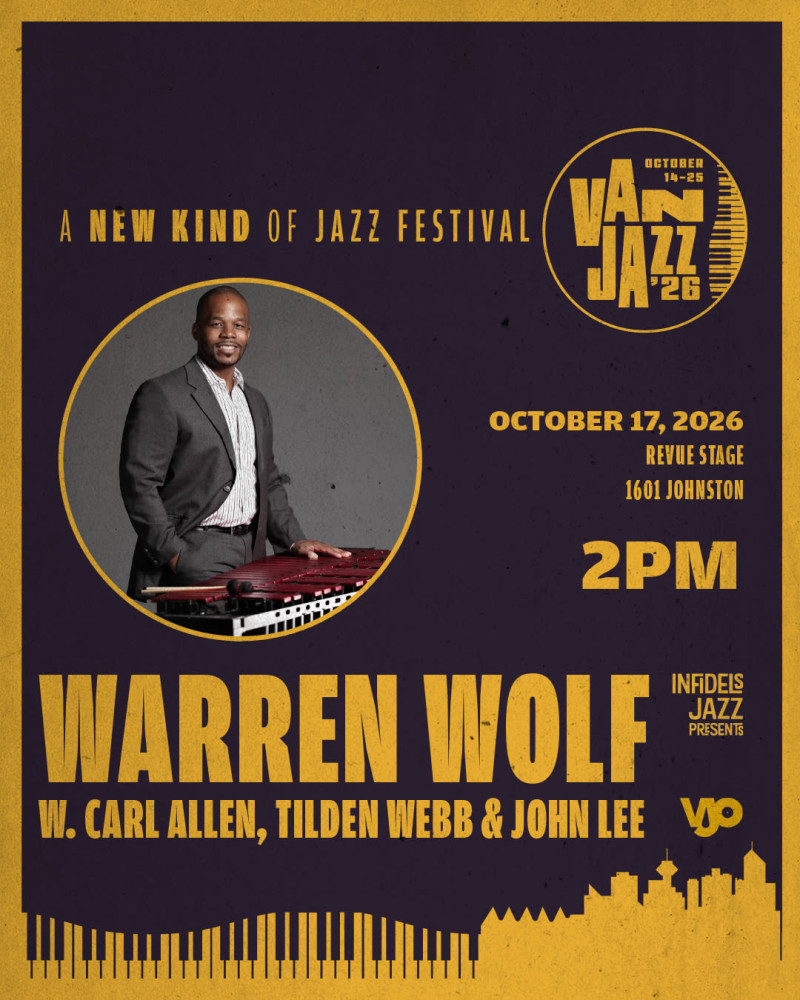 Warren Wolf w/ Carl Allen, Tilden Webb, & John Lee