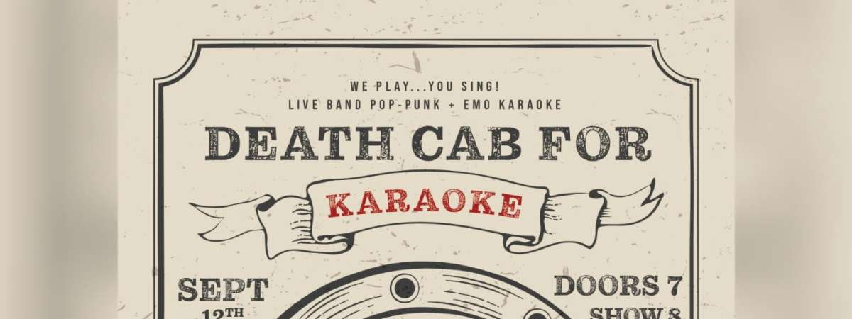 Death Cab For Karaoke | live band karaoke!
