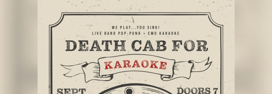 Death Cab For Karaoke | live band karaoke!