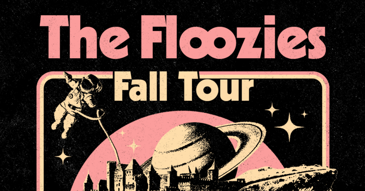 The Floozies Austin concert poster