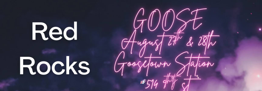 Red Rocks Party Bus: GOOSE at Red Rocks