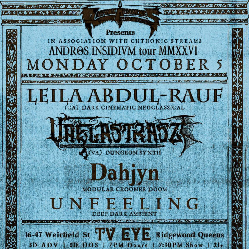 Leila Abdul-Rauf, Vaelastrasz, Dahjyn, Unfeeling