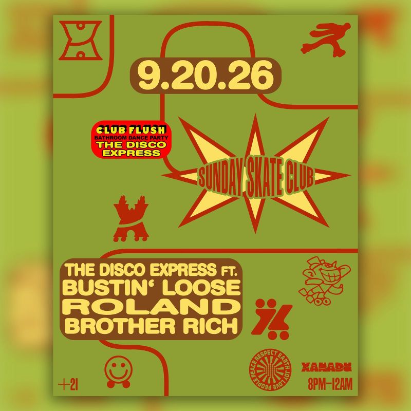 Sunday Skate Club: The Disco Express ft. Bustin' Loose, Roland & Brother Rich (skate)