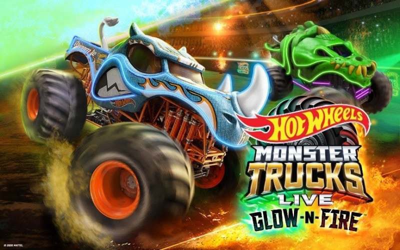 Hot Wheels Monster Trucks Live Glow -N- Fire