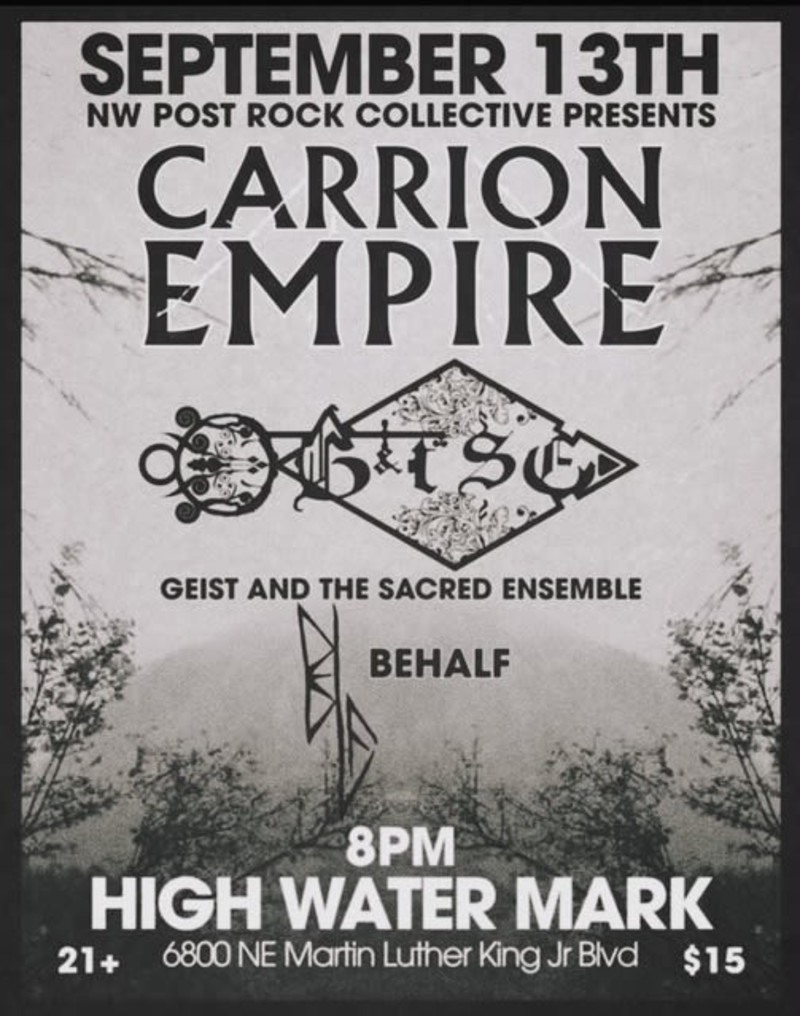 Carrion Empire, Geist & The Sacred Ensemble, Behalf