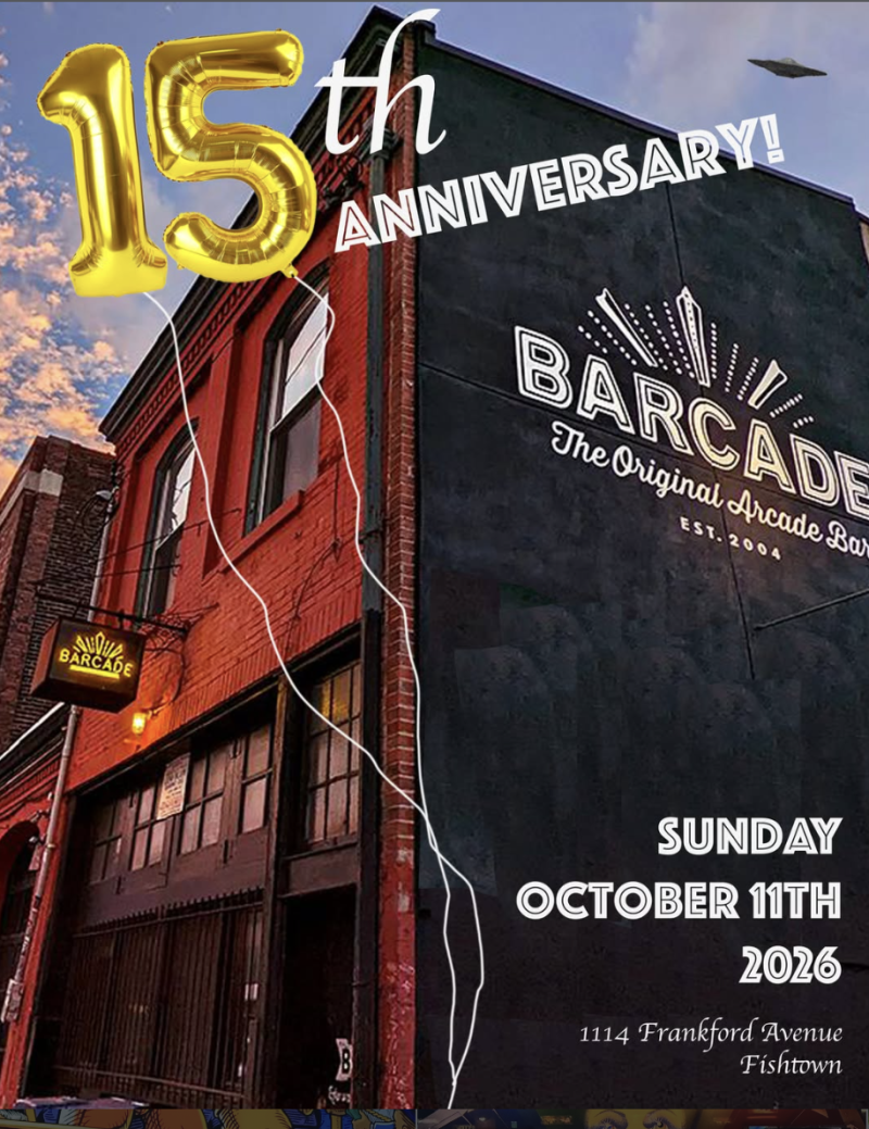 Barcade Fishtown 15th Anniversary
