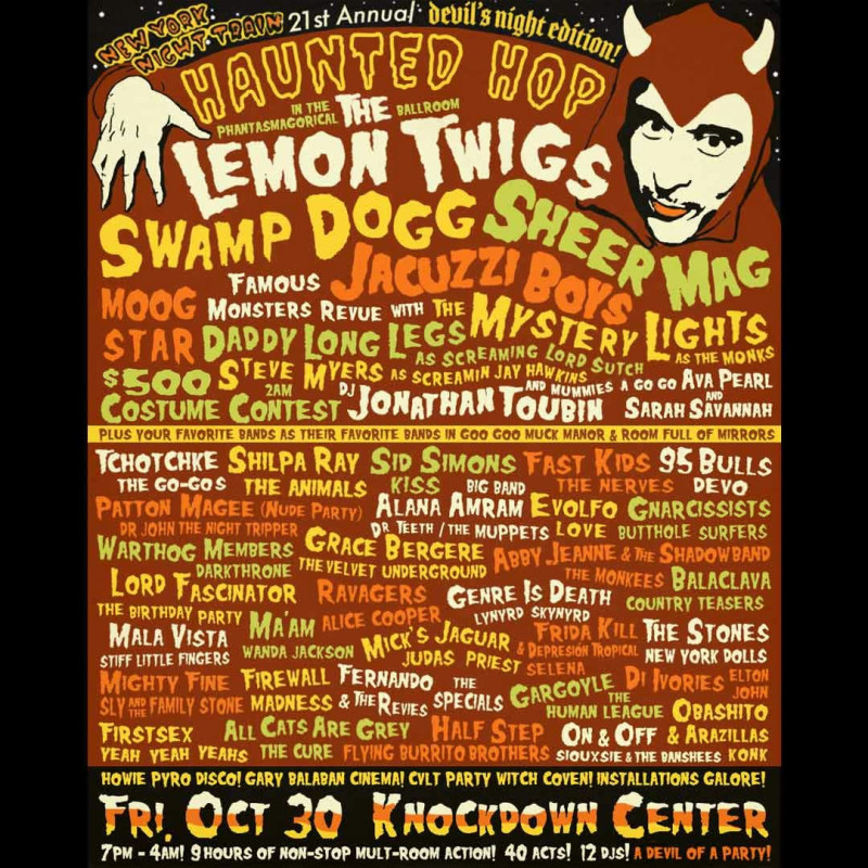 NEW YORK NIGHT TRAIN 21ST ANNUAL HAUNTED HOP: Devil's Night Edition
