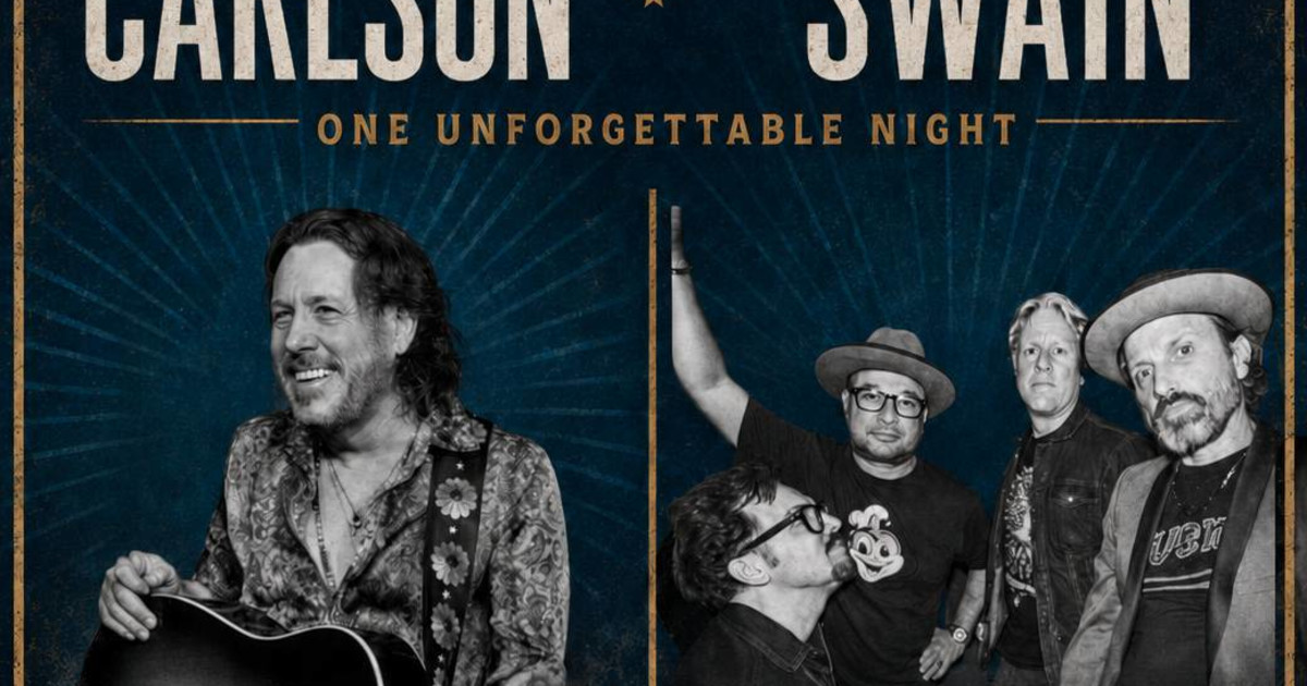 Steve Carlson & Louden Swain Austin concert poster