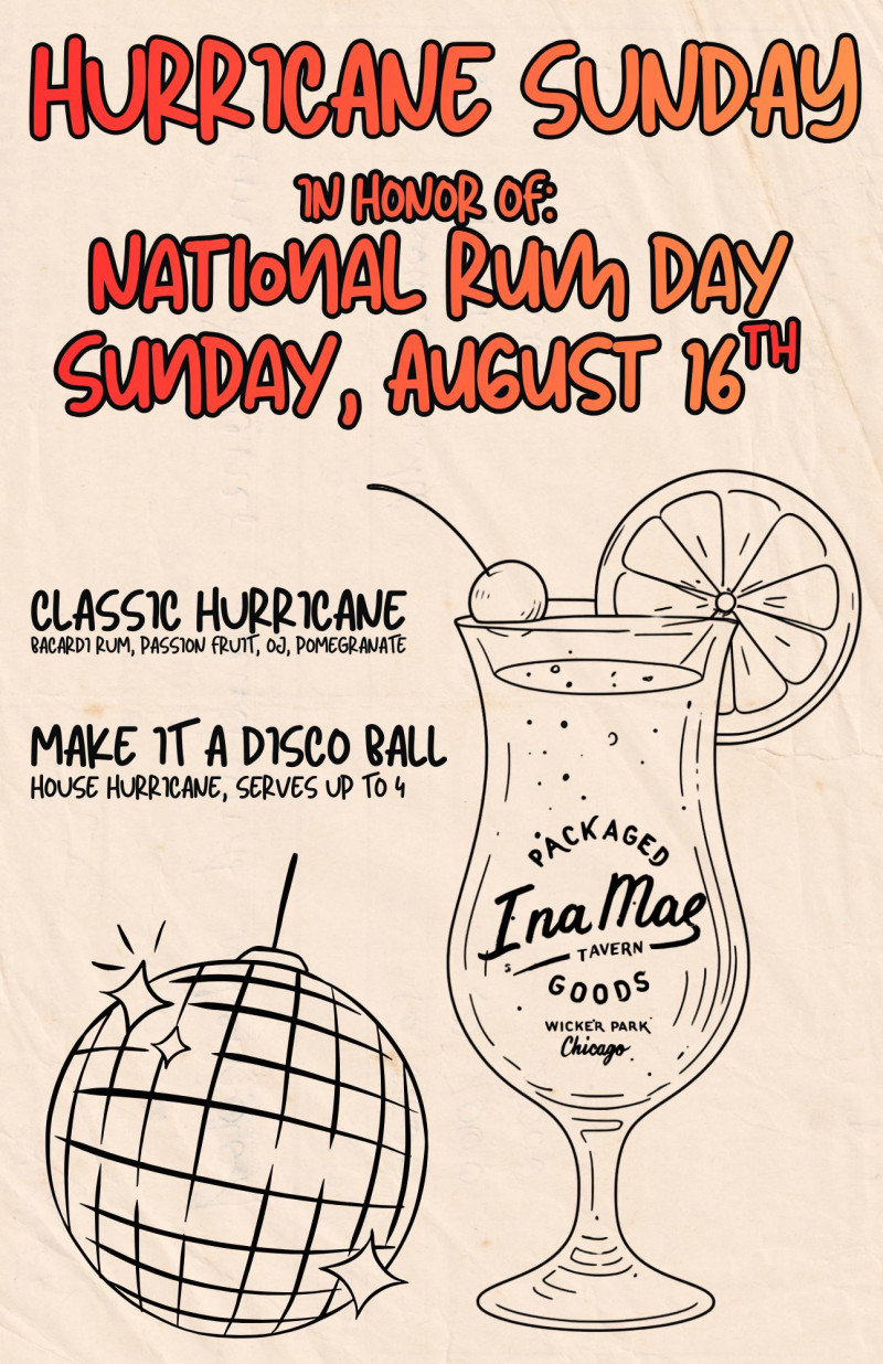 Hurricane Sunday: In Honor of National Rum Day 