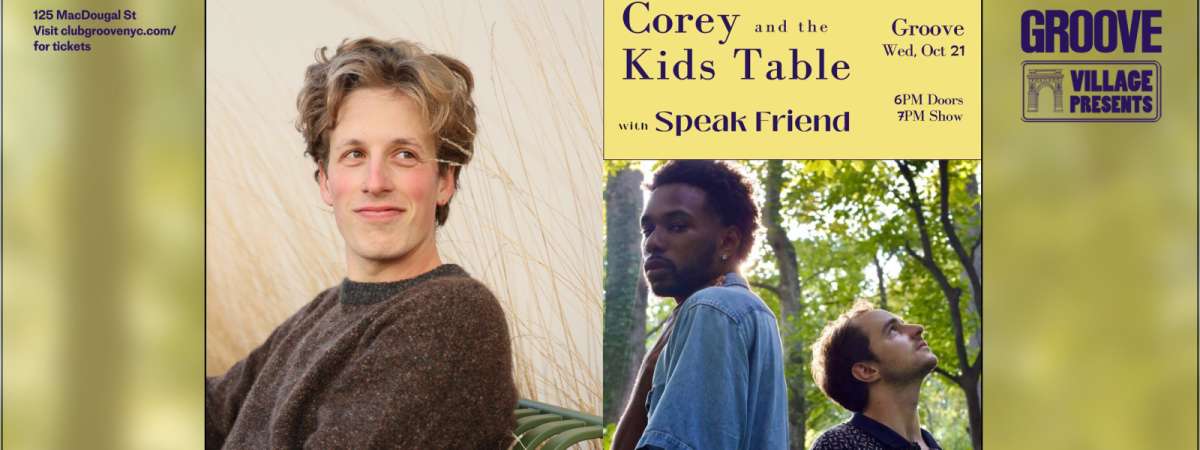 Corey and the Kids Table with Speak Friend