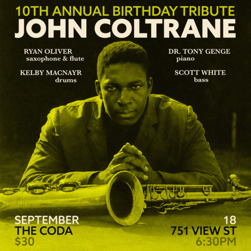 10th Annual Birthday Tribute to John Coltrane