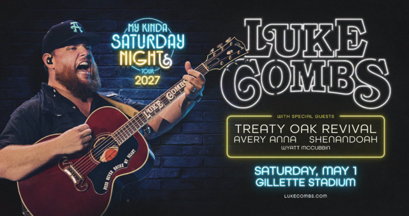 Luke Combs: My Kinda Saturday Night Tour 2027