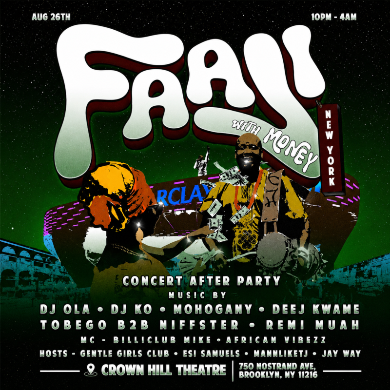 FAAJI WITH MONEY: cONCERT aFTER pARTY