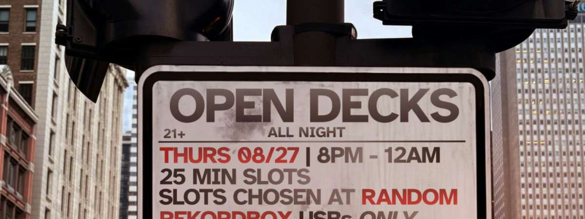 Thursday Social: Open Decks + Night Market