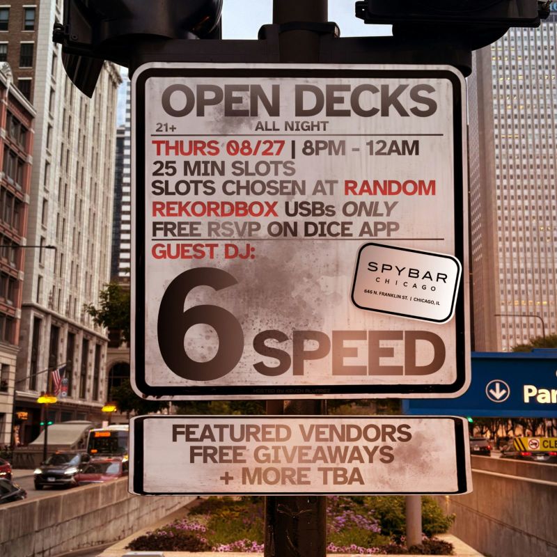 Thursday Social: Open Decks + Night Market