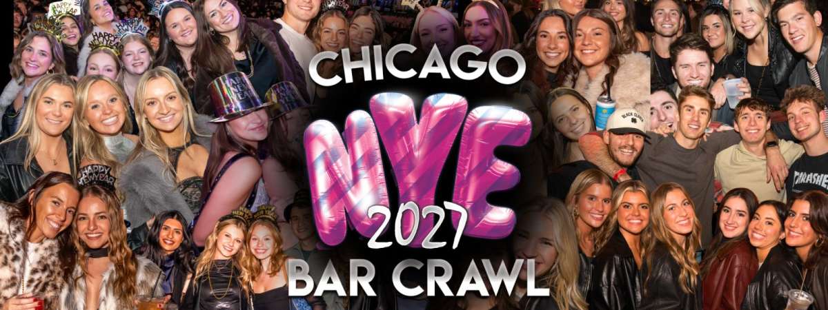 Chicago NYE 2027 Bar Crawl - Wrigleyville's New Year's Eve Party | 10+ Bars