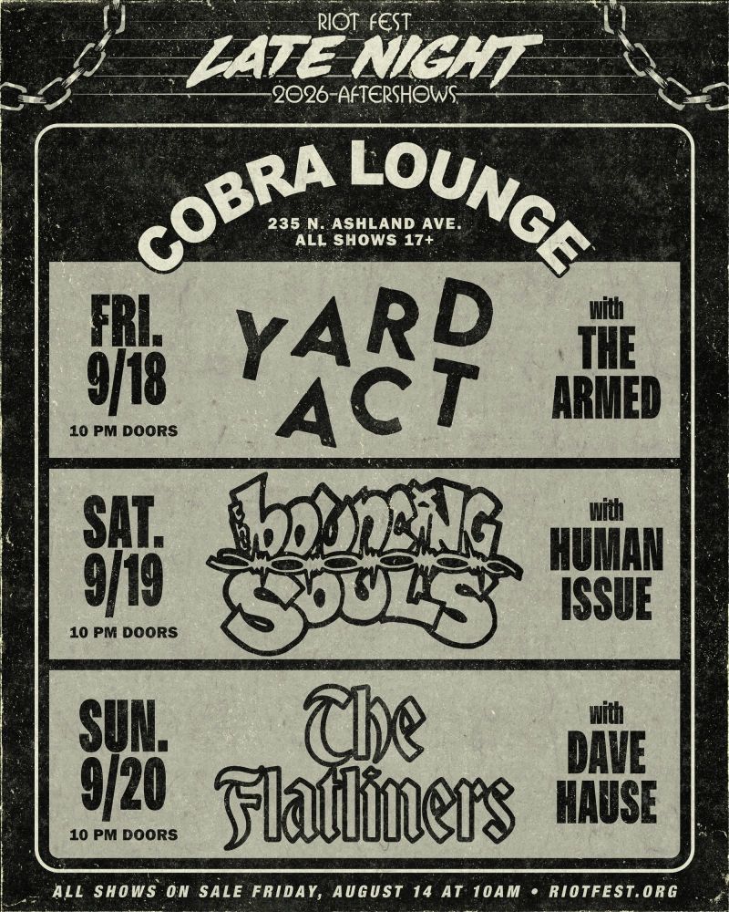 Riot Fest Late Night: The Bouncing Souls / Human Issue