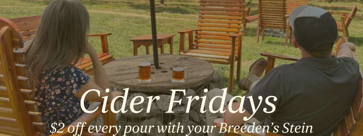 Cider Fridays: Breeden’s Stein Happy Hour