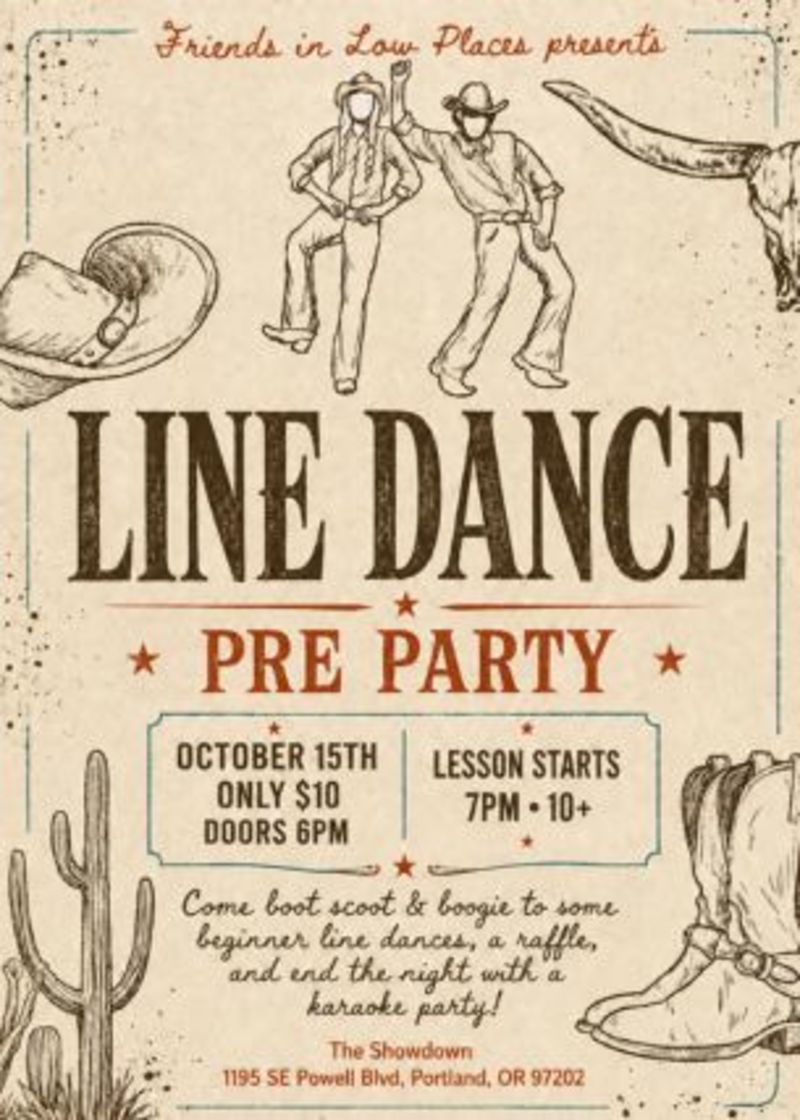 Line Dance Pre-Party