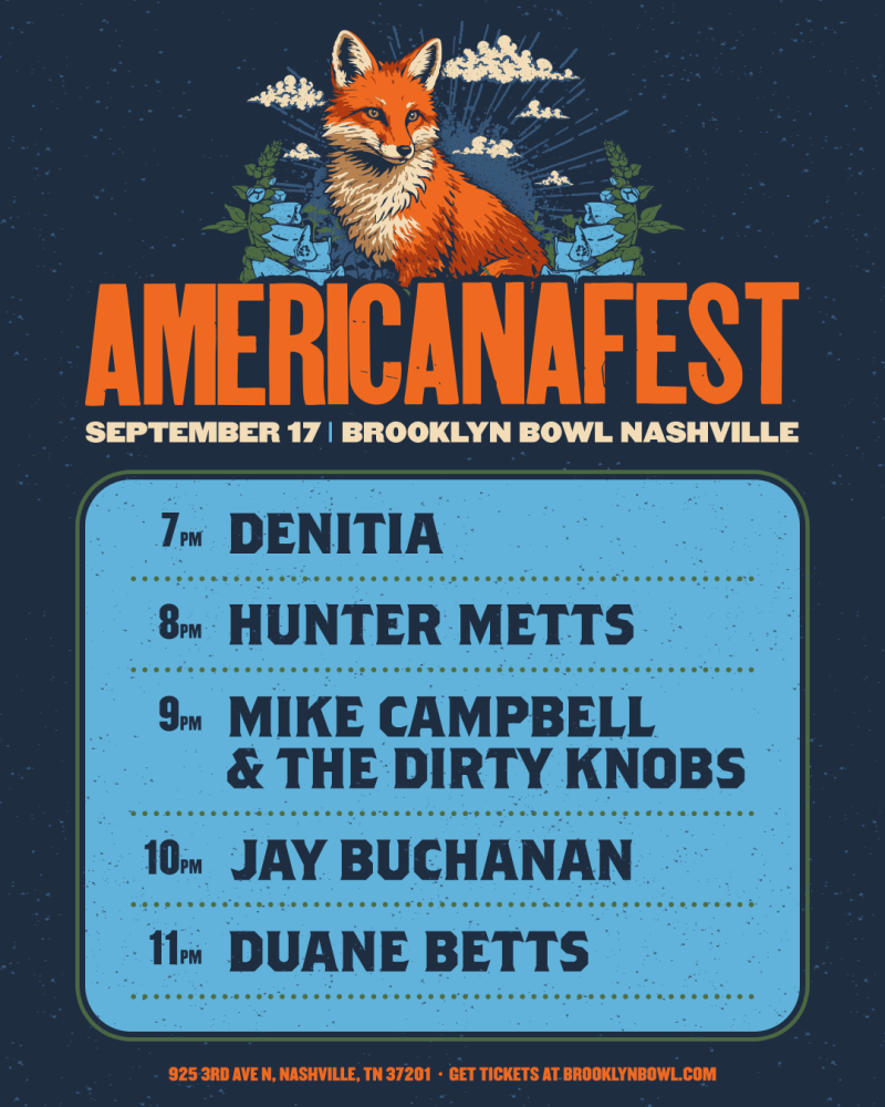 Relix Presents: AmericanaFest, Duane Betts, Jay Buchanan, Mike Campbell & the Dirty Knobs, Hunter Metts, Denitia