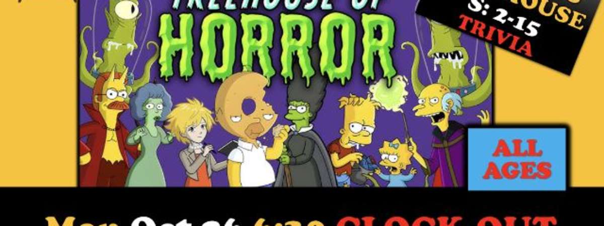 all ages Simpsons Treehouse of Horror eps Trivia Night