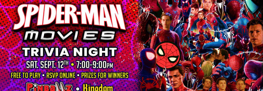 Spider-Man Movies Trivia Night