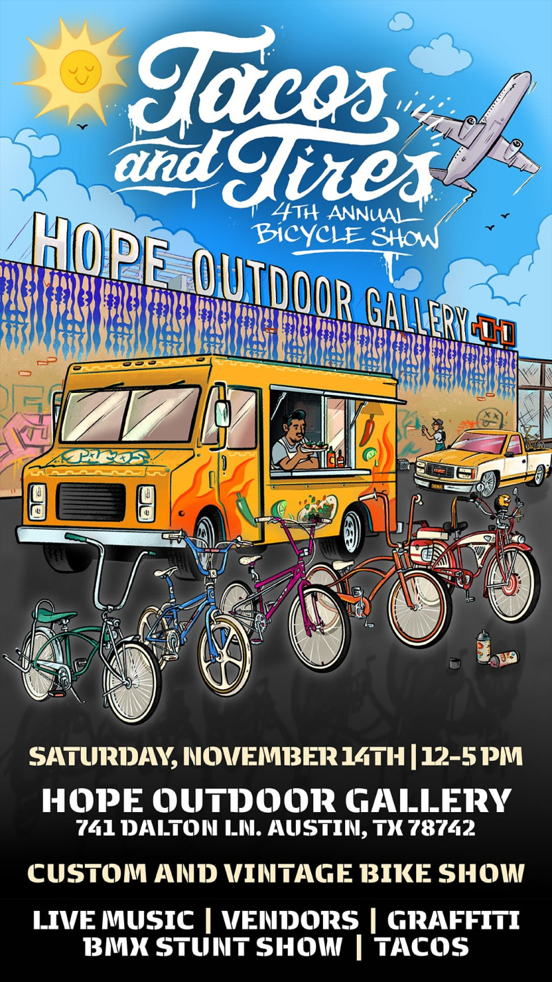 Tacos and Tires 4th Annual Bicycle Show