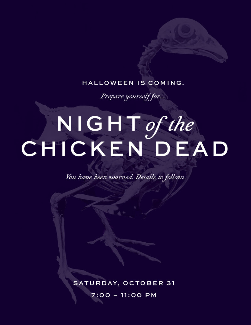 Night of the Chicken Dead Halloween Bash