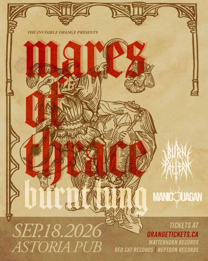 MARES OF THRACE // BURNT LUNG // BURN PATTERN // MANICOUAGAN Live in Vancouver