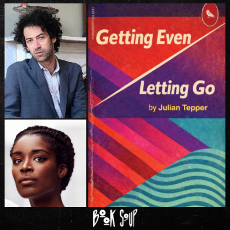 Julian Tepper, in conversation with Max Maduka, discusses & signs Getting Even/Letting Go