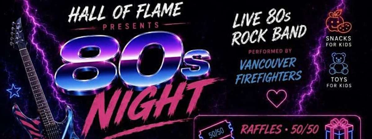 Hall of Flame Presents: 80's Disco Night