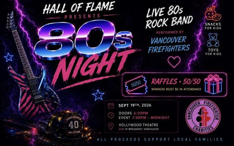 Hall of Flame Presents: 80's Disco Night