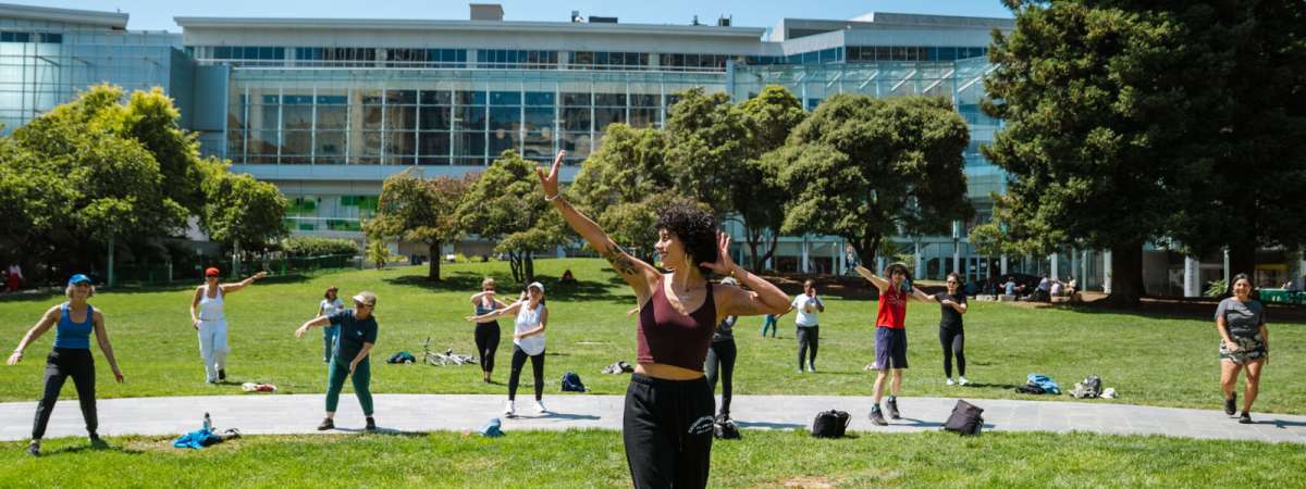 Dance Outdoors with Rhythm & Motion