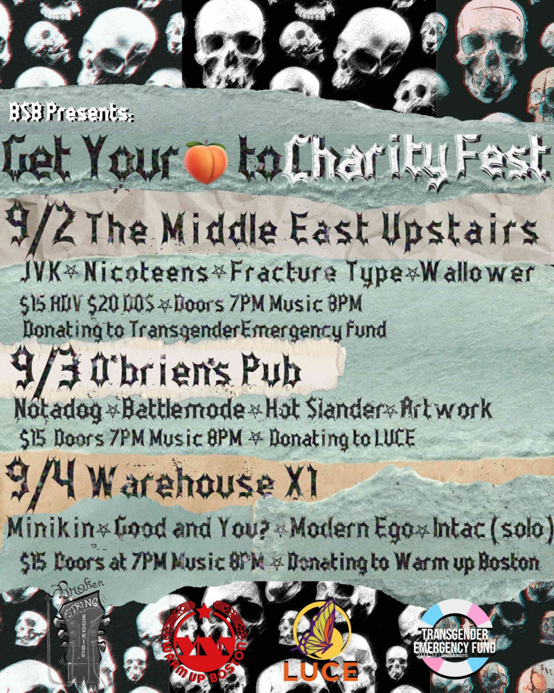 LUCE Charity Show: Notadog / Battlemode / Hot Slander / Artwork