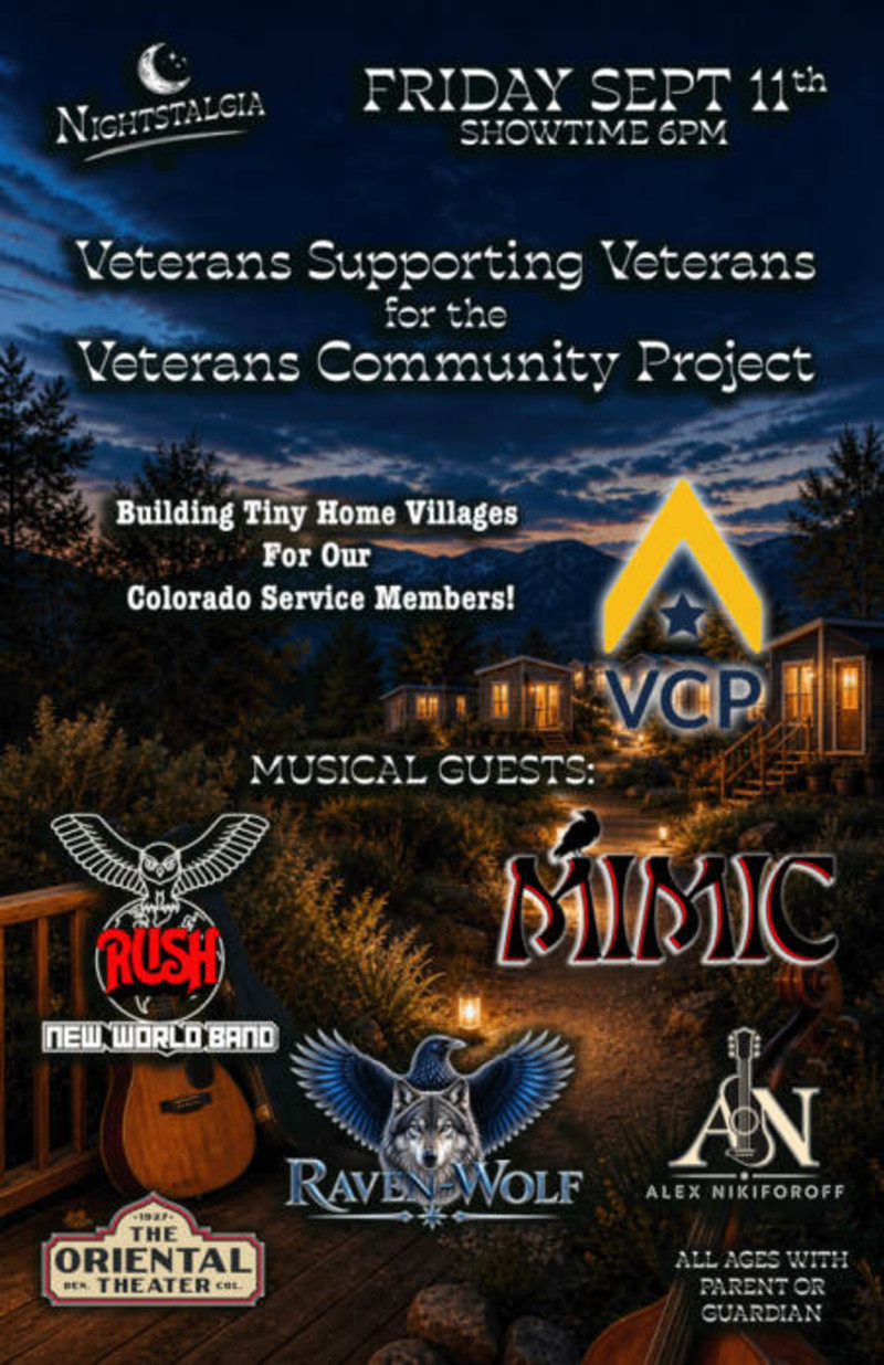 Veterans Supporting Veterans (Benefiting The Veterans Community Project) Mimic, New World Band - Rush Tribute