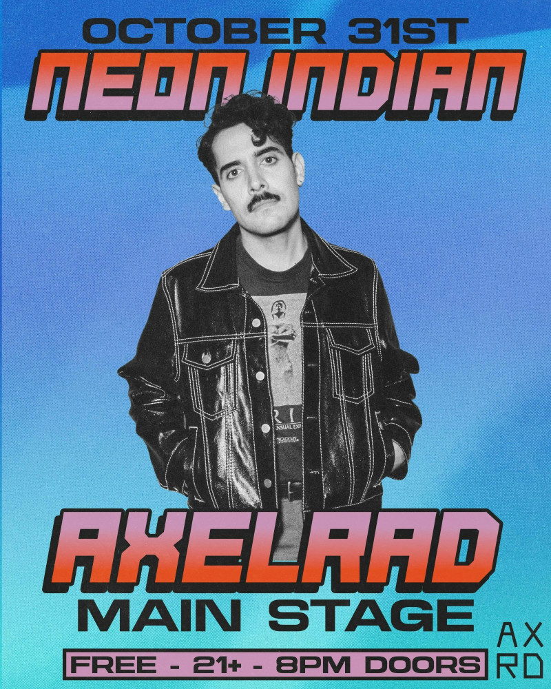 Neon Indian DJ Set @ Axelrad HALLOWEEN