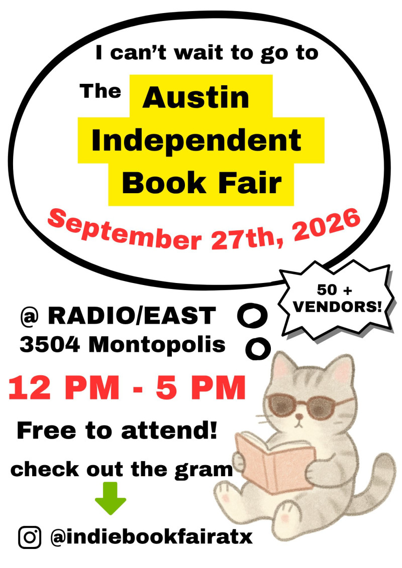 The 2026 Austin Independent Book Fair