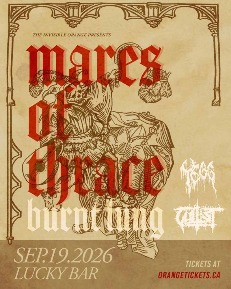 MARES OF THRACE // BURNT LUNG // YEGG // CULTIST Live in Victoria