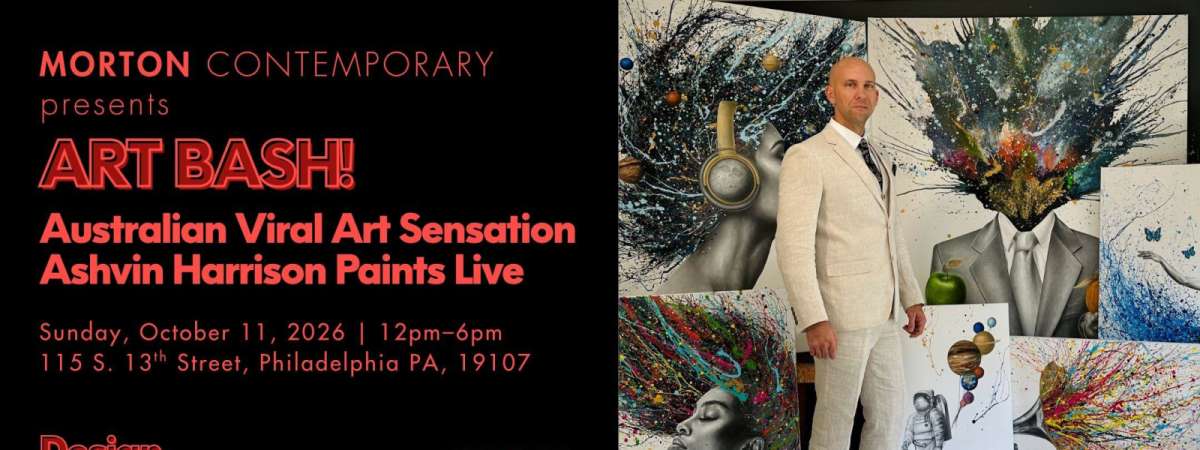 ART BASH! Australian Viral Art Sensation Ashvin Harrison Paints Live