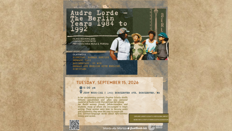 Film Screening: Audre Lorde–The Berlin Years 1984 to 1992
