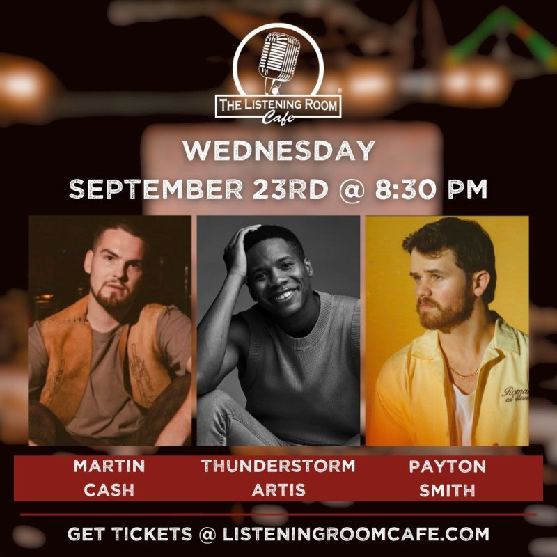 Martin Cash, Thunderstorm Artis, & Payton Smith