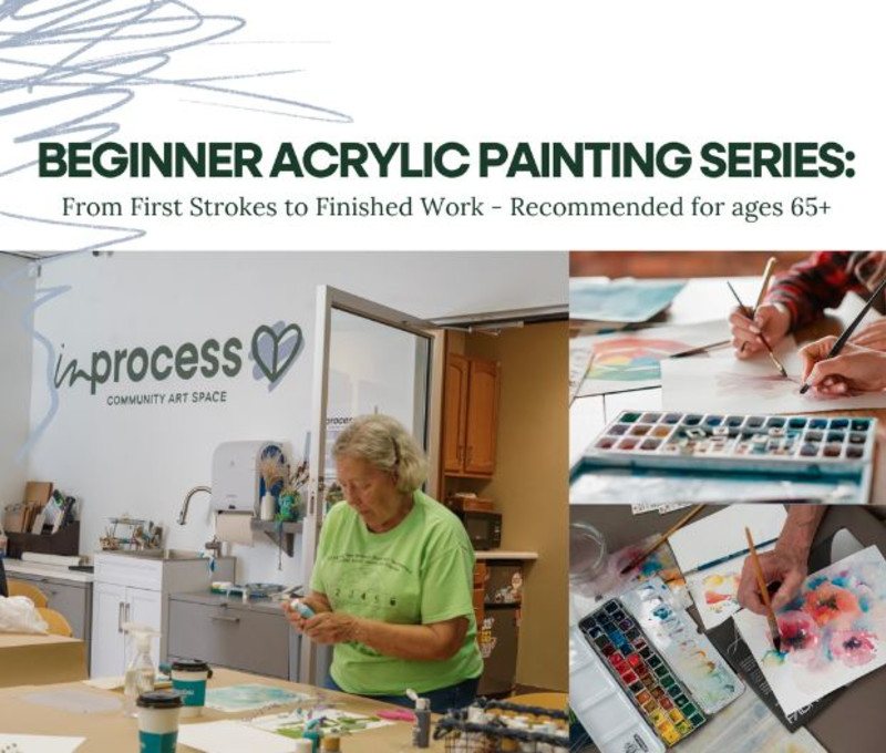 Beginner Acrylic Painting Series: From First Strokes to Finished Work (Ages 65+)