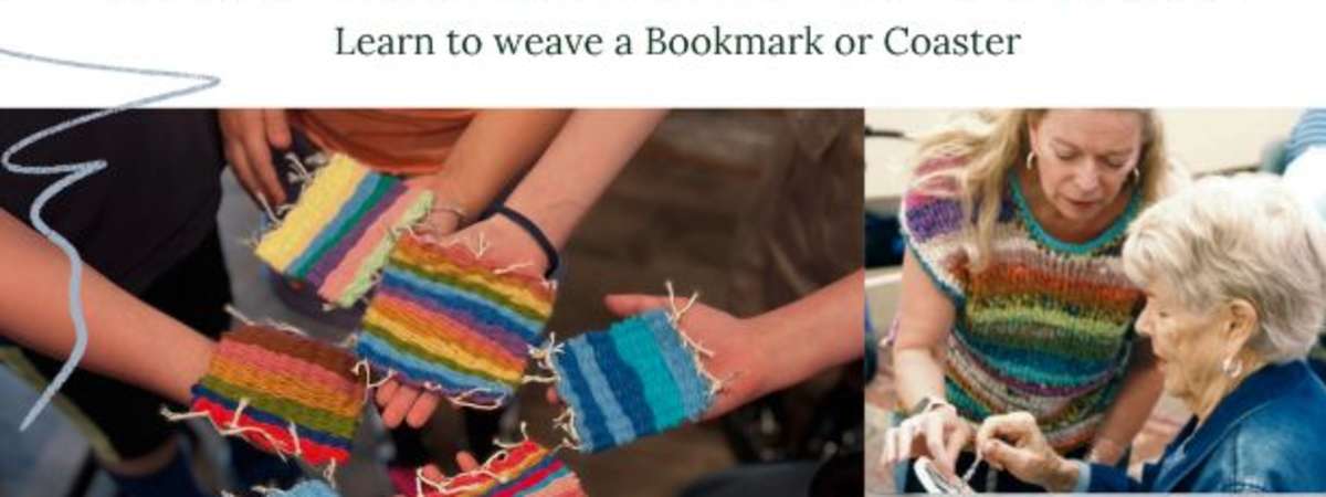 Intro to Frame Loom Weaving: Bookmark or Coaster