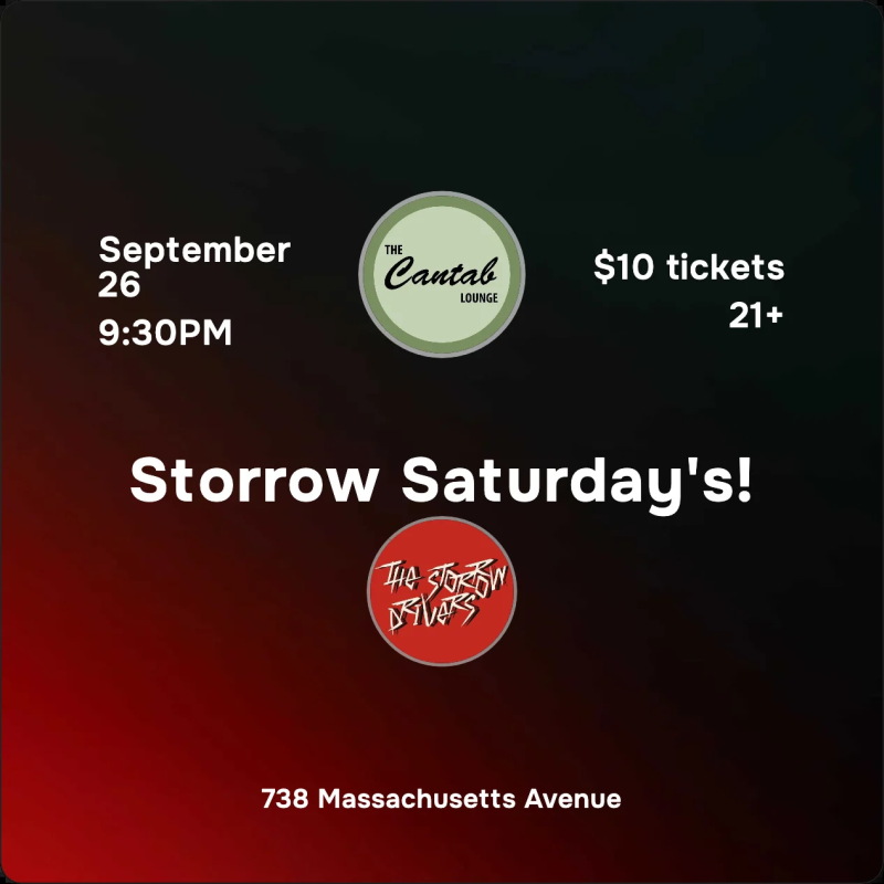 Storrow Saturday's!